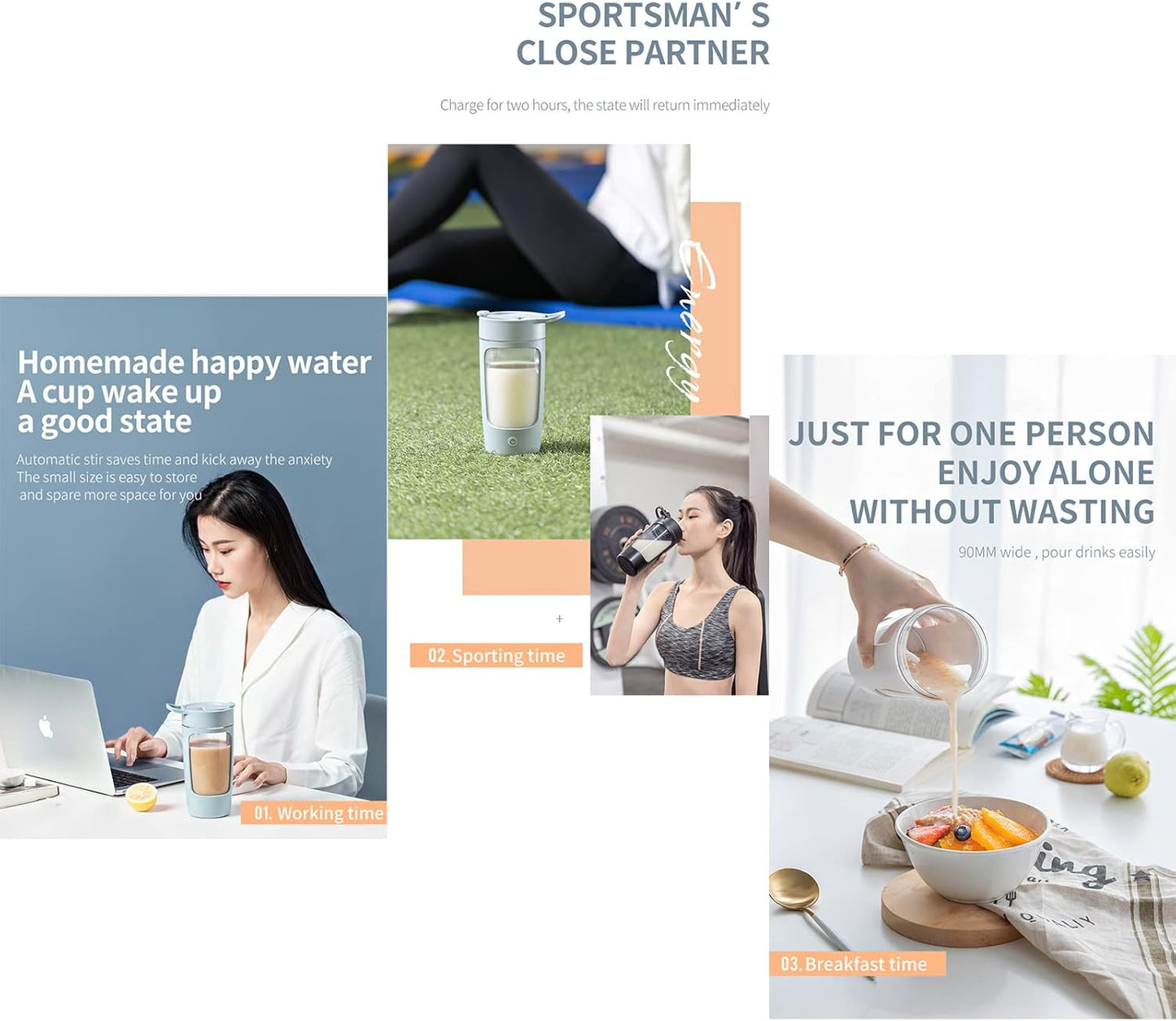 VoltMix Electric Shaker (Black)